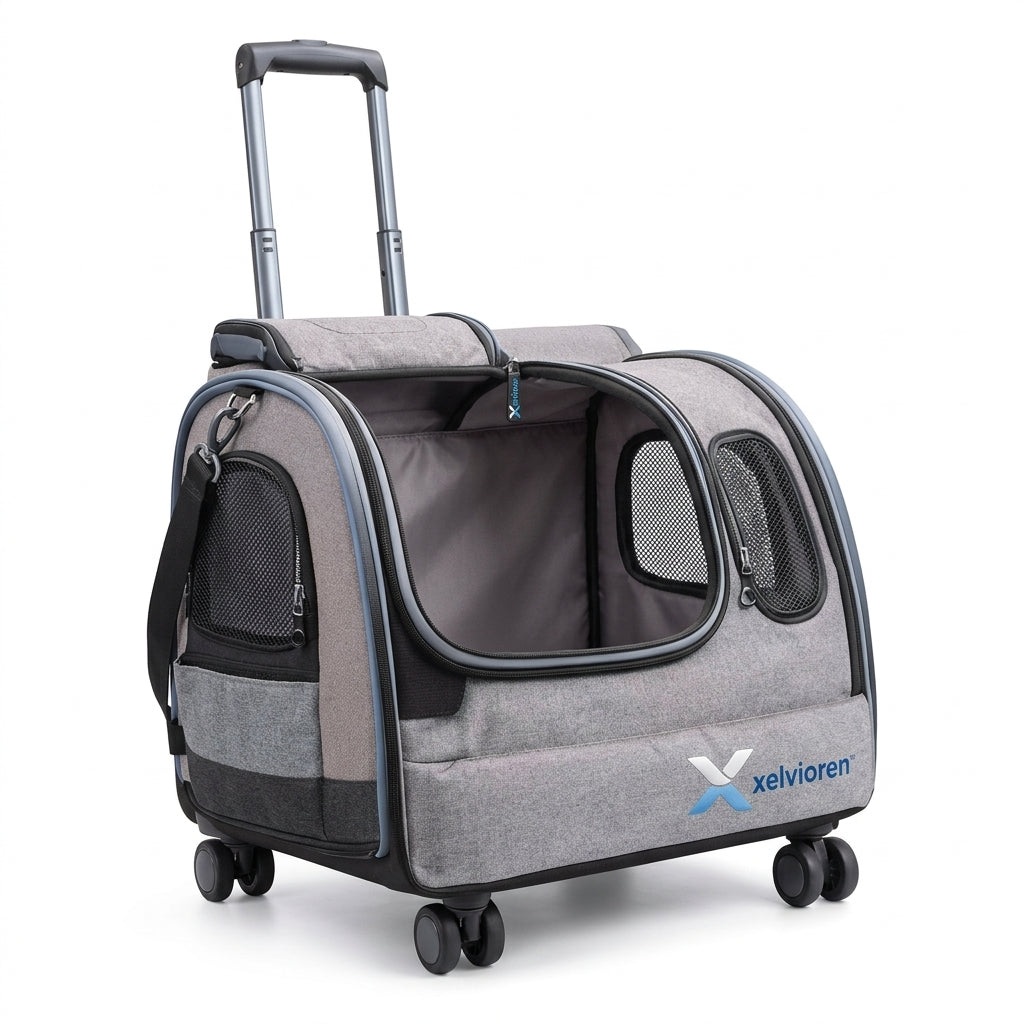 Xelvioren™ PawPort Rolling Pet Cabin