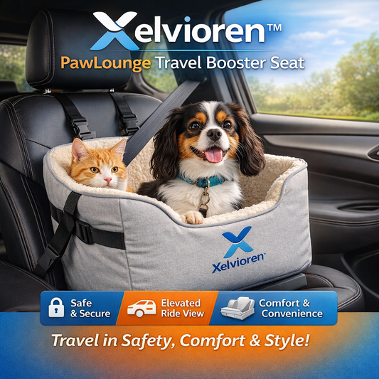 Xelvioren™ PawLounge Travel Booster Seat