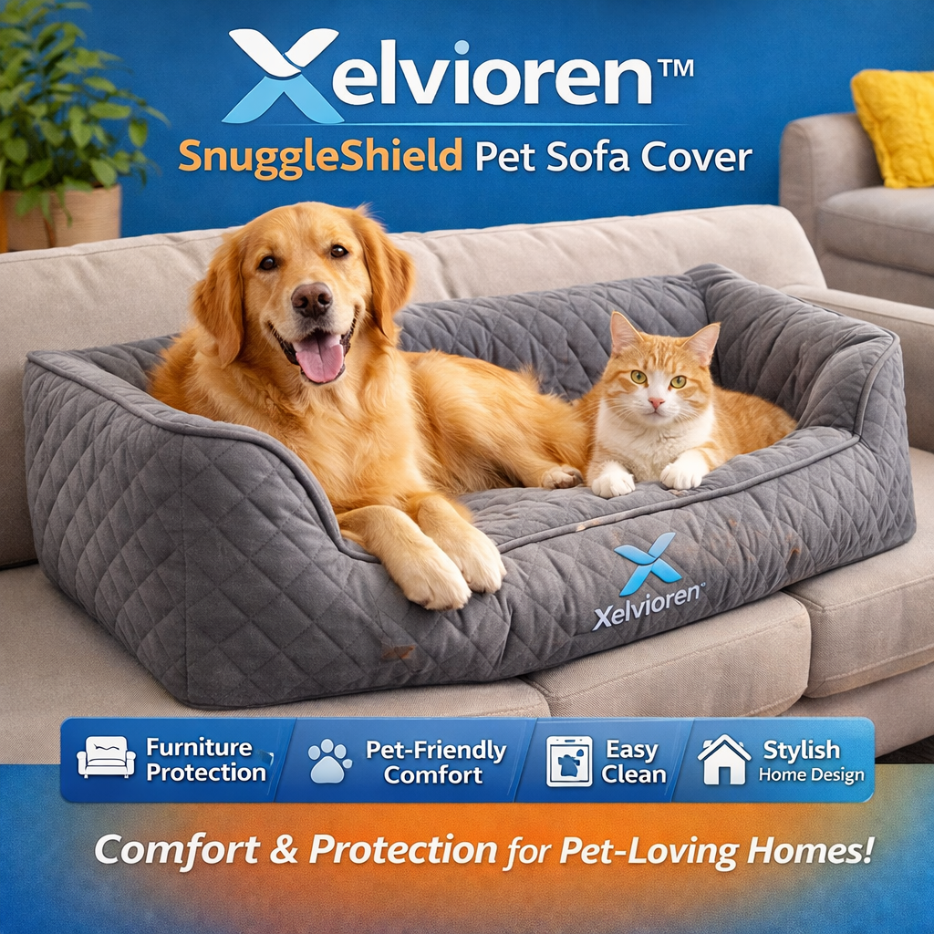 Xelvioren™ SnuggleShield Pet Sofa Cover