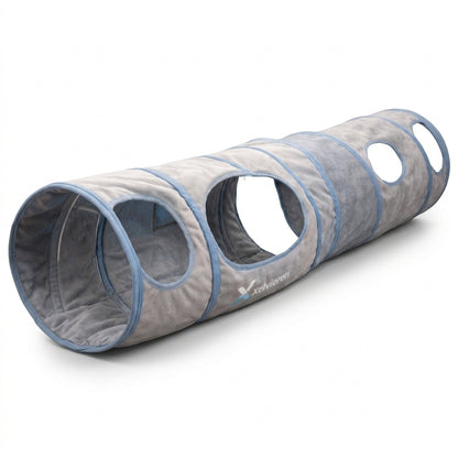 Xelvioren™ PawHaven Foldable Pet Play Tunnel